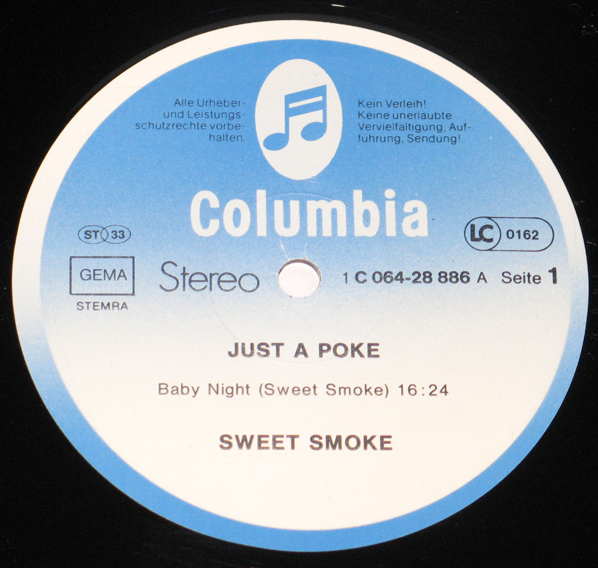 High Resolution Photo SWEET SMOKE Just Poke Germany 